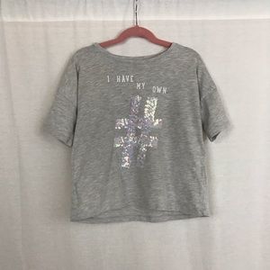 Grey Shirt with Holographic